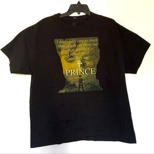PRINCE Symbol/Logo Black T SHIRT Sz XL 100% Cotton
